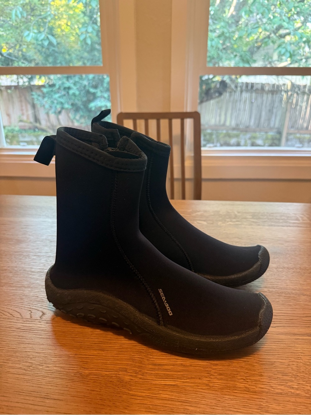 NWT Sea-Doo Neoprene Black Boots Watersports Size Men's 12